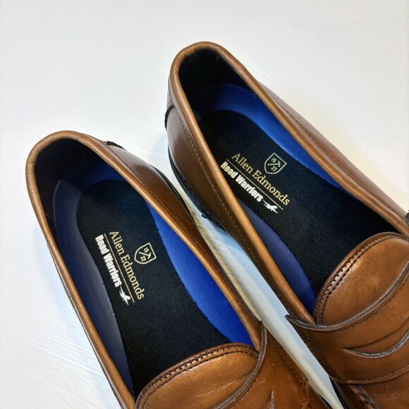 Allen Edmonds Road Warrior Penny Loafer‎ Walnut Leather Men's Size Shoes 10 B - Picture 6 of 9